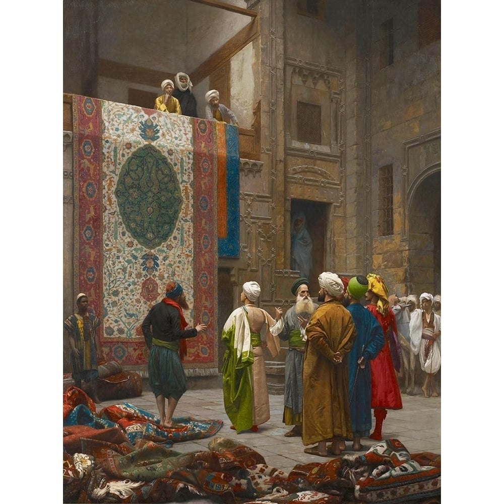 The Carpet Merchant by Jean-Leon Gerome-VARPDX3AA5733 Image 1