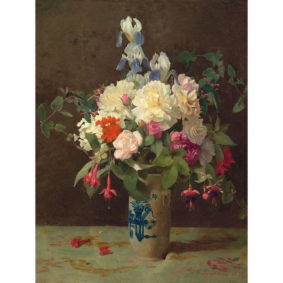 Vase of flowers Poster Print - George Cochran Lambdin-VARPDX3AA5880 Image 1