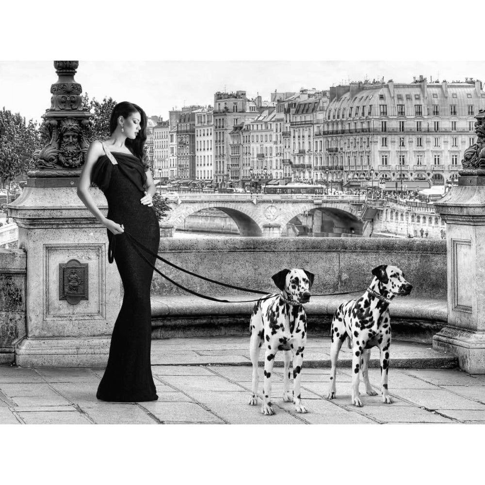 Walking in Paris Poster Print by Julian Lauren-VARPDX3AP4044 Image 2