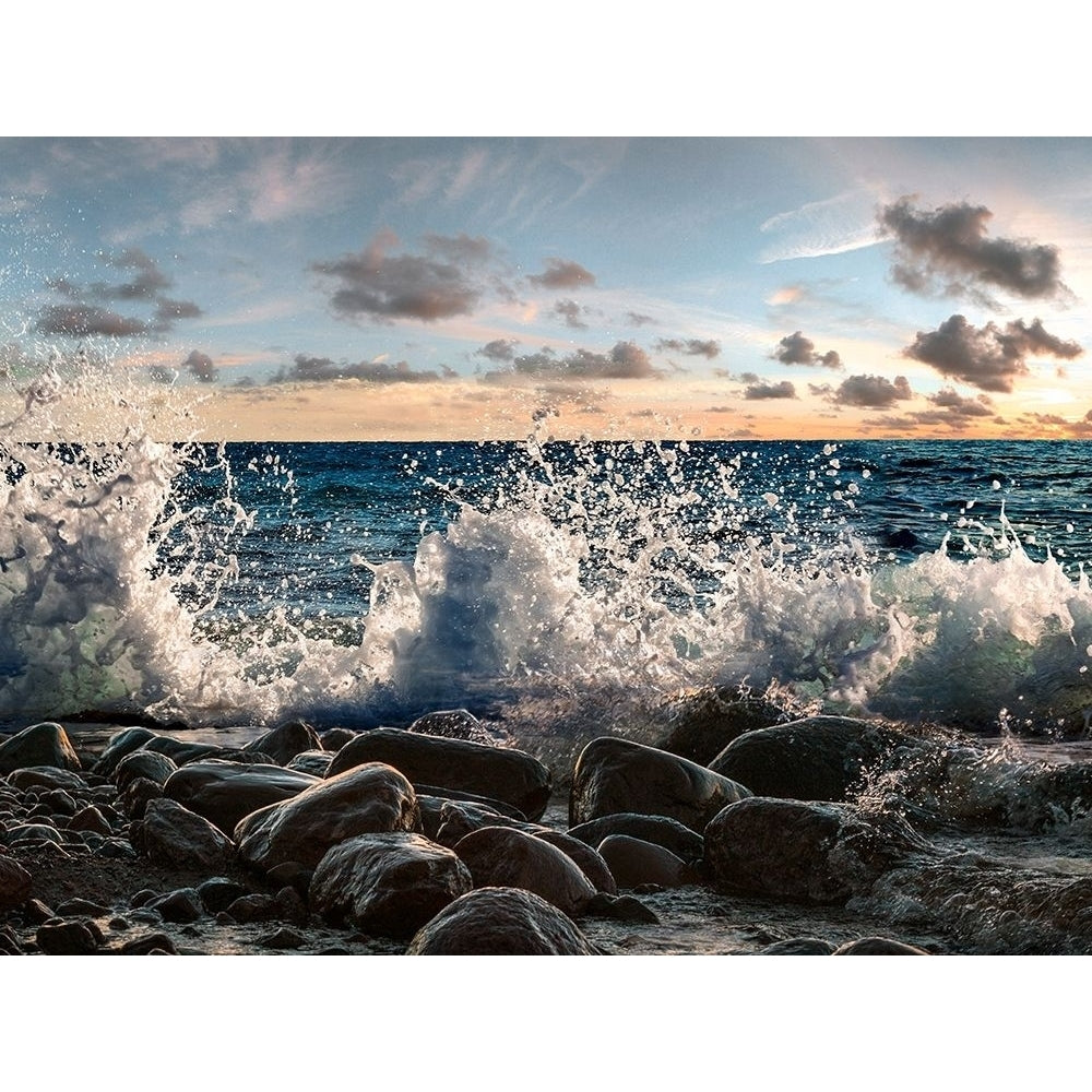 Waves crashing Point Reyes California Poster Print by Pangea Images Pangea Images-VARPDX3AP4872 Image 1