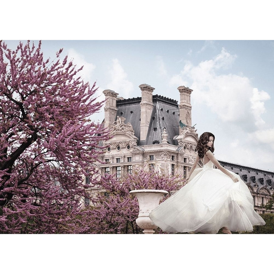 Young Woman at the Chateau de Chambord by Haute Photo Collection-VARPDX3AP5619 Image 1