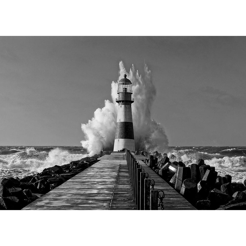 Lighthouse in the Mediterranean Sea-VARPDX3AP7098 Image 1