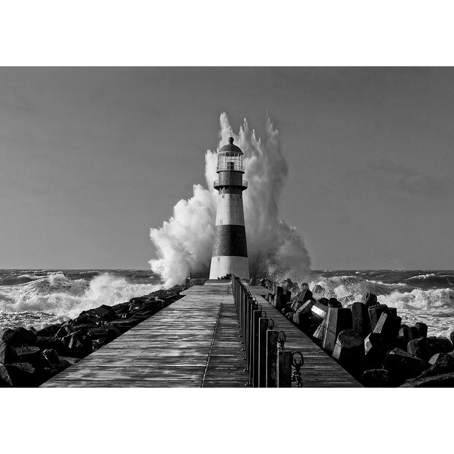 Lighthouse in the Mediterranean Sea-VARPDX3AP7098 Image 1