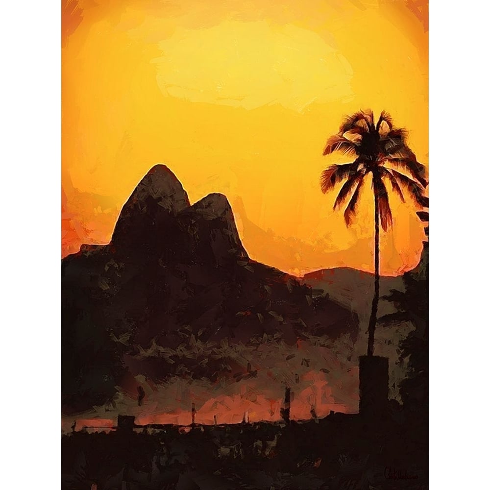 Sunset in Rio de Janeiro Poster Print - Celito Medeiros-VARPDX3CFM11498 Image 1