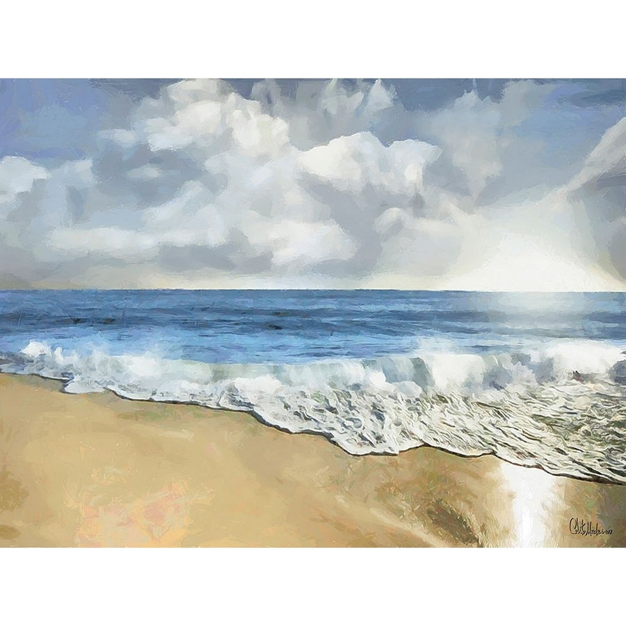 White Wave at the Beach I Poster Print - Celito Medeiros-VARPDX3CFM11636 Image 1