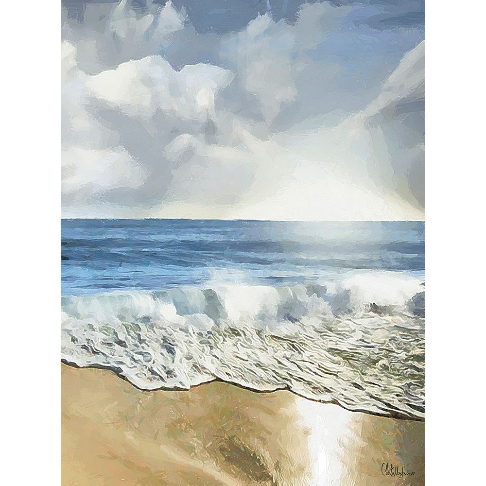 White Wave at the Beach II Poster Print - Celito Medeiros-VARPDX3CFM11637 Image 1