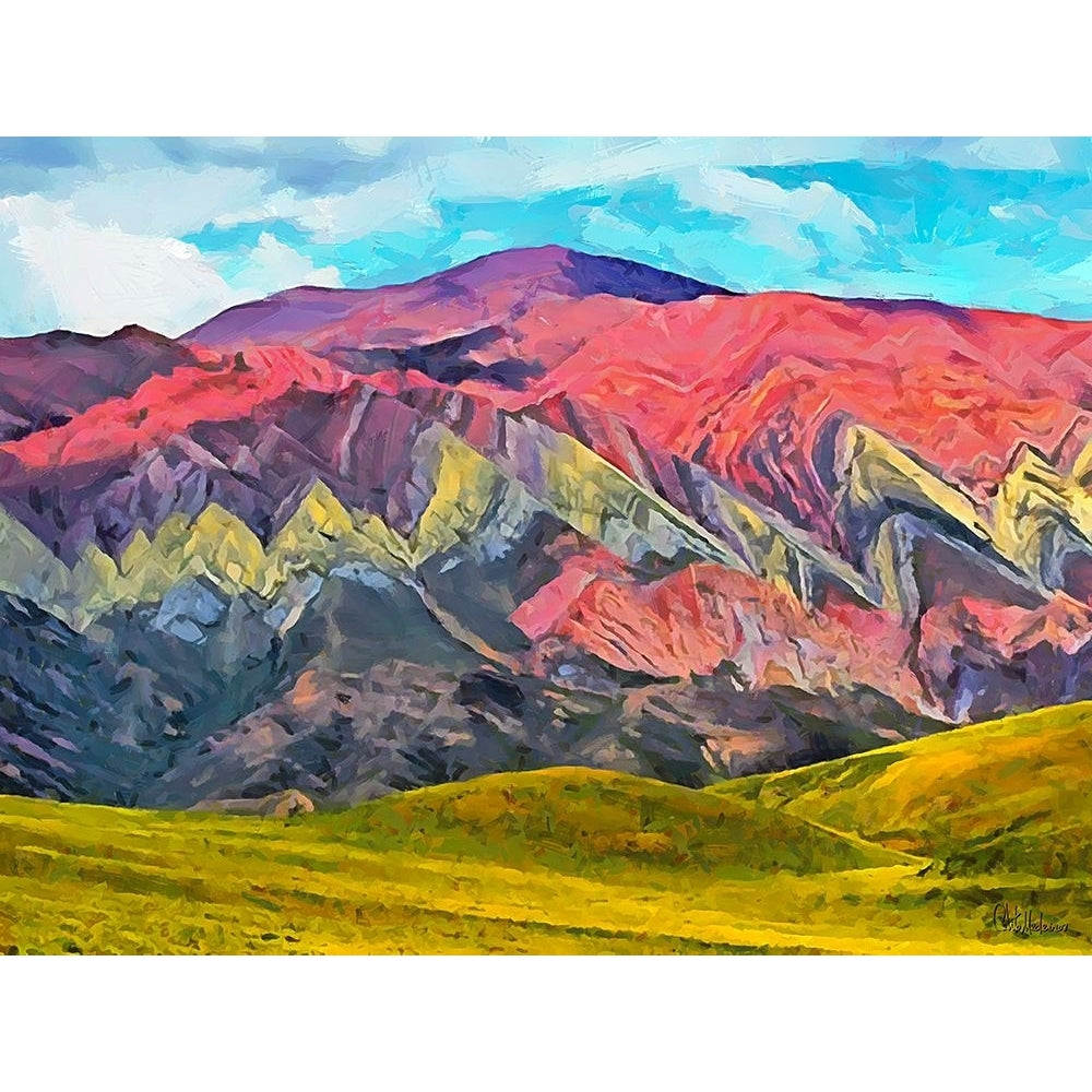 Painted Mountains IV Poster Print - Celito Medeiros-VARPDX3CFM11654 Image 1