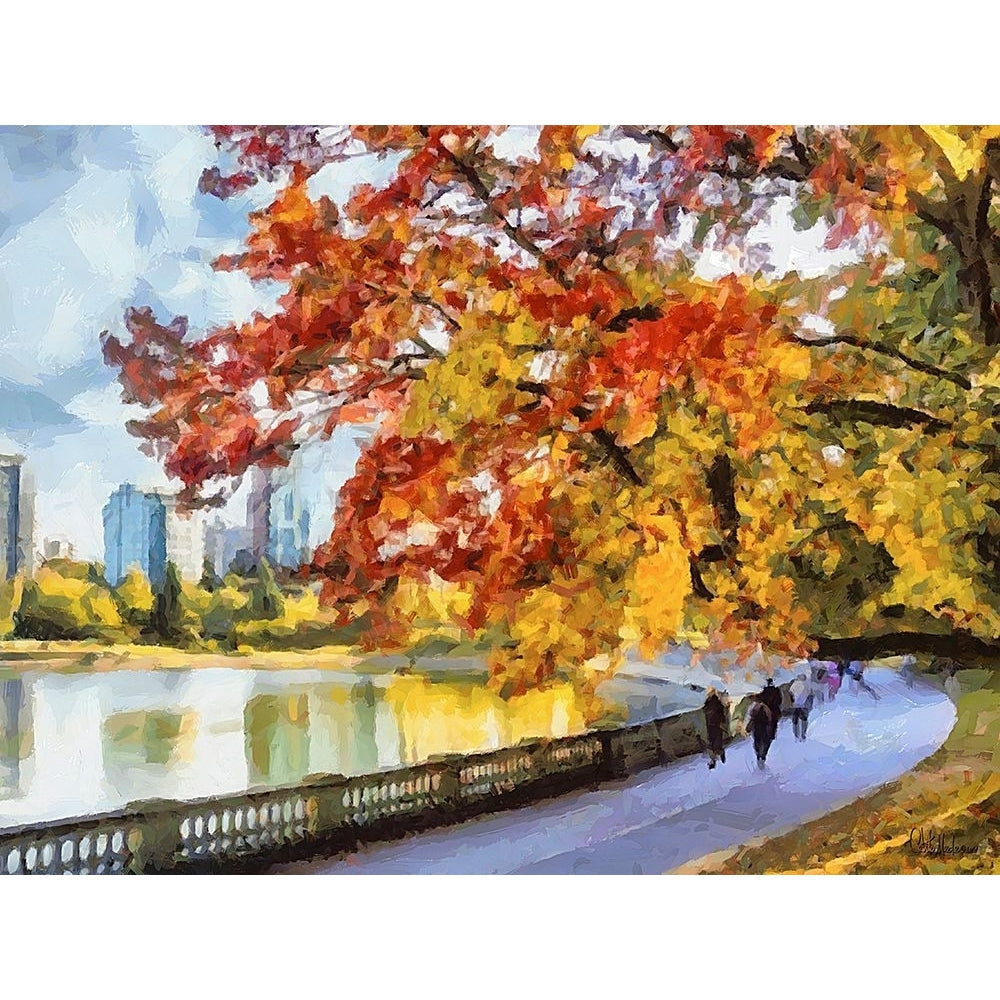 Autumn Trees in the City VI Poster Print - Celito Medeiros-VARPDX3CFM11920 Image 1