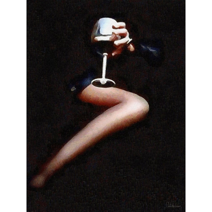 Lady with a Glass of Red Wine Poster Print - Celito Medeiros-VARPDX3CFM11786 Image 1