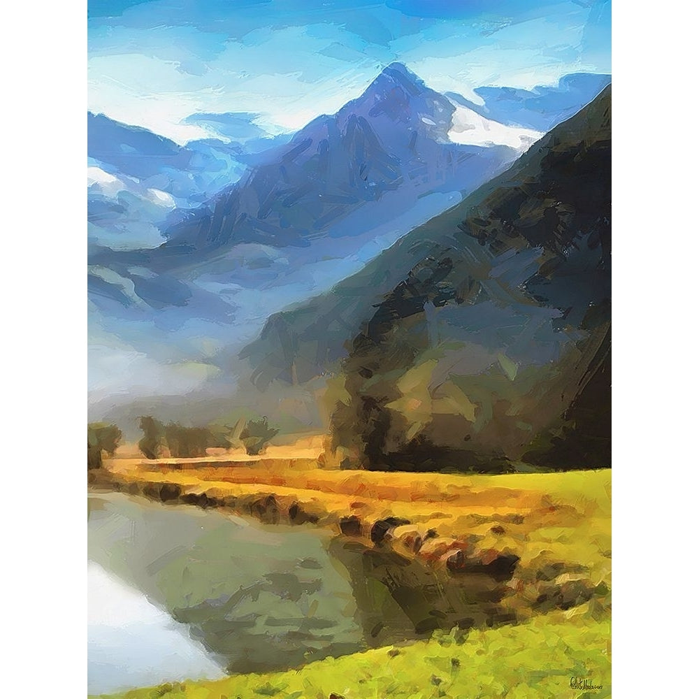 River under the Mountains - Diptych B Poster Print - Celito Medeiros-VARPDX3CFM18837B Image 1