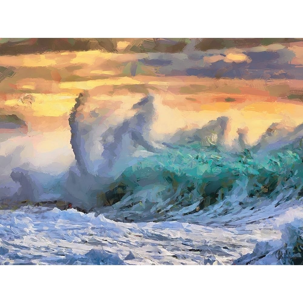 Waves in Storm II Poster Print - Celito Medeiros-VARPDX3CFM19243 Image 1