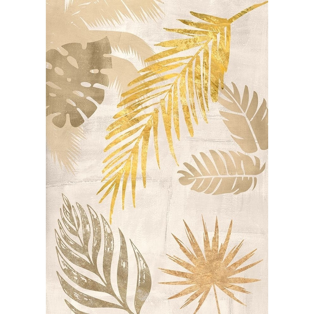 Palm Leaves Gold I Poster Print by Eve C. Grant-VARPDX3CG5386 Image 1