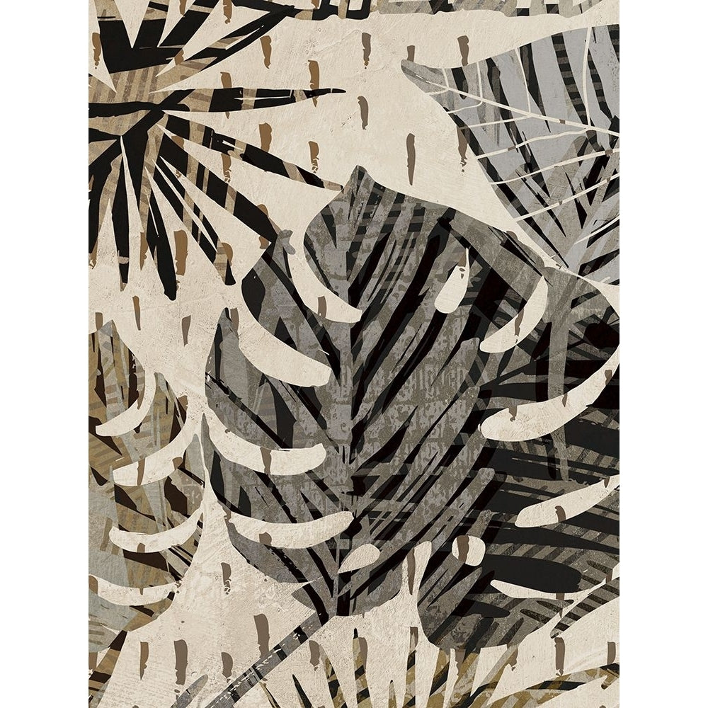 Grey Palms Panel III Poster Print - Eve C. Grant-VARPDX3CG6352 Image 1