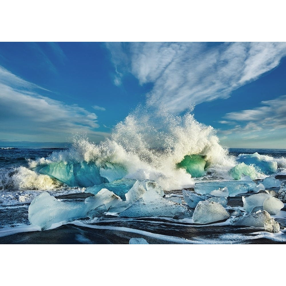 Waves Breaking Iceland Poster Print by Krahmer Frank-VARPDX3FK4219 Image 1