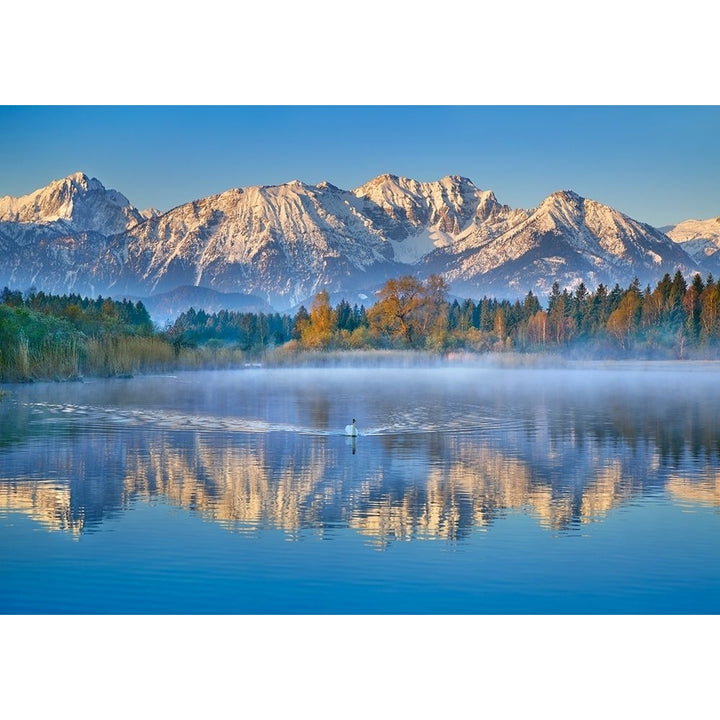 Allgaeu Alps And Hopfensee Lake Bavaria Germany Poster Print by Krahmer Frank-VARPDX3FK4223 Image 1