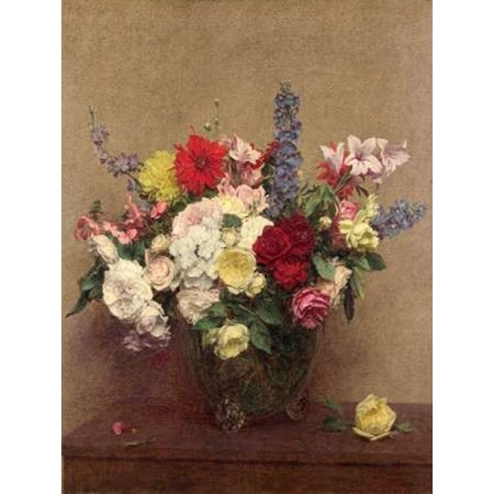 The Rosy Wealth of June Poster Print by Henri Fantin-Latour-VARPDX3FL2727 Image 1