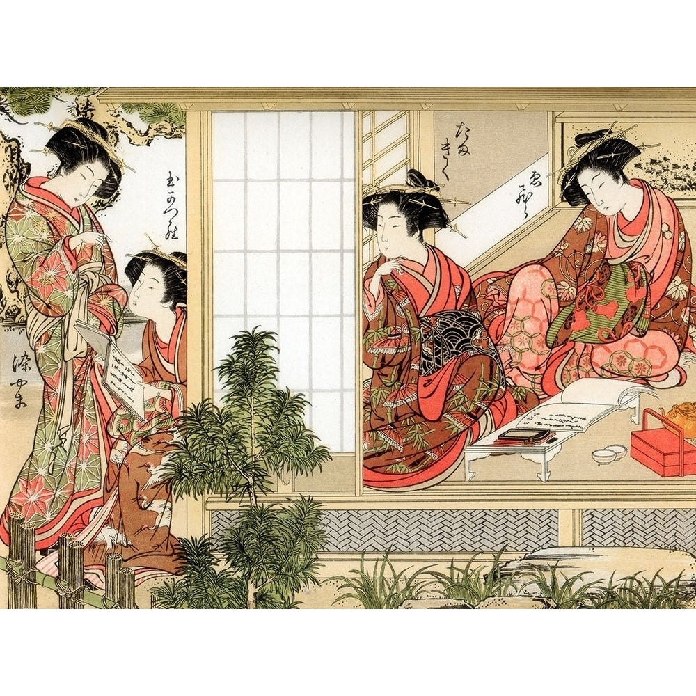 Japanese Beauties 1776 Poster Print by Katsukawa Shunsho-VARPDX3JP598 Image 1