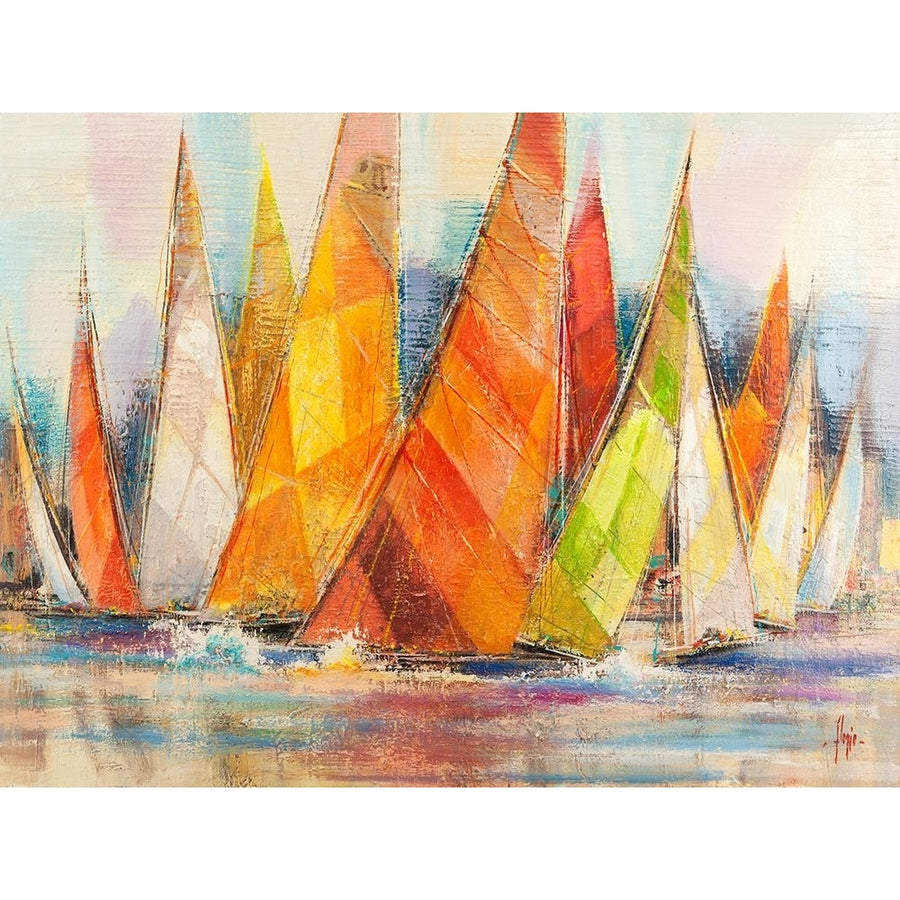 Regata di colori Poster Print - Luigi Florio-VARPDX3LR6261 Image 1