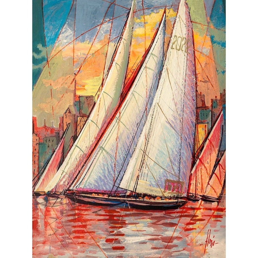 Arrivo al tramonto Poster Print - Luigi Florio-VARPDX3LR6370 Image 1