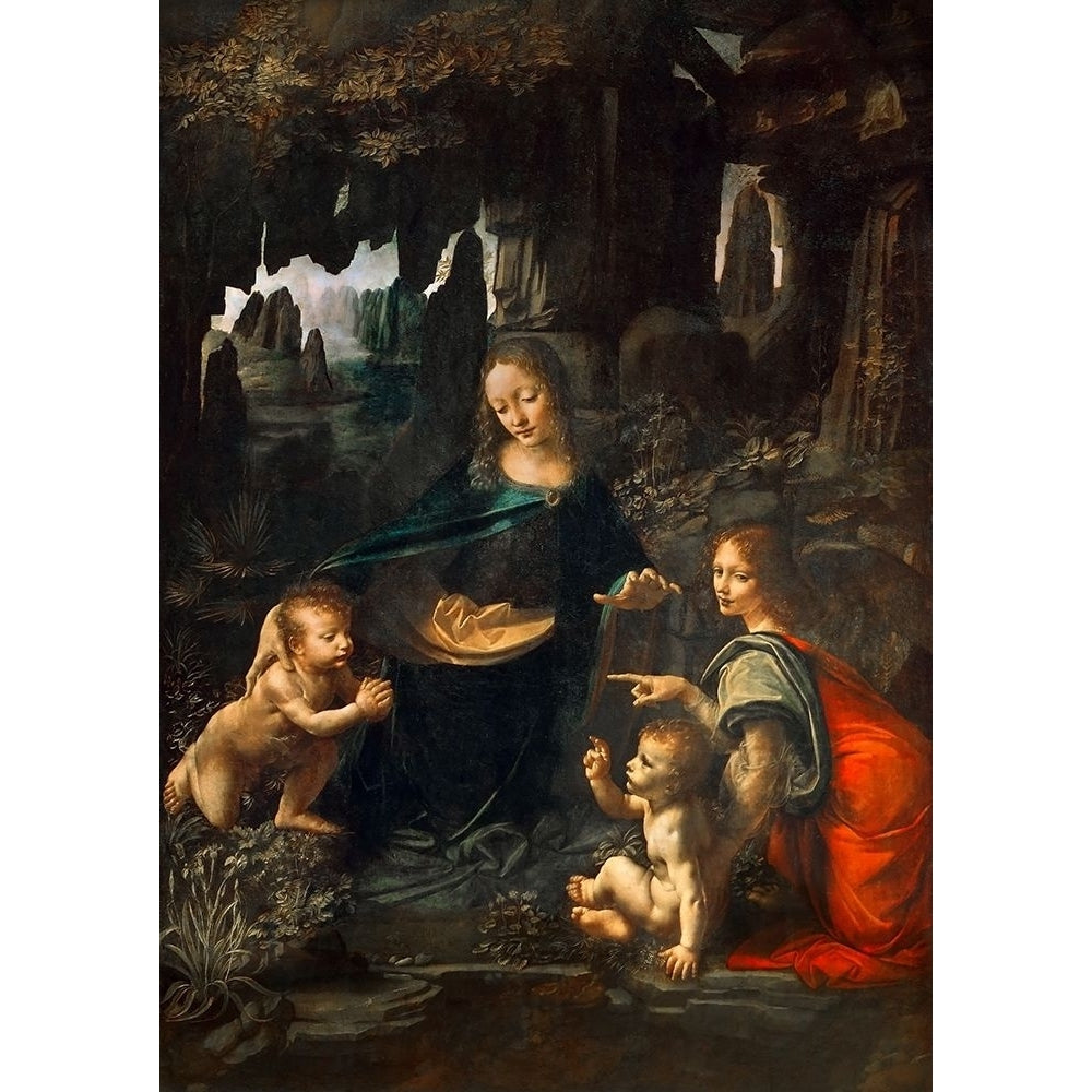 Vergine Delle Rocce Poster Print by da Vinci Leonardo-VARPDX3LV4256 Image 1