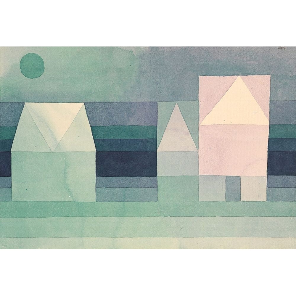 Three Houses Poster Print by Klee Paul-VARPDX3PK4967 Image 1