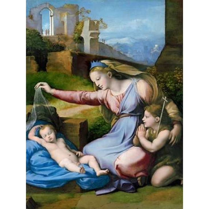 The Madonna of the Blue Diadem Poster Print by Raffaello-VARPDX3RF2743 Image 1