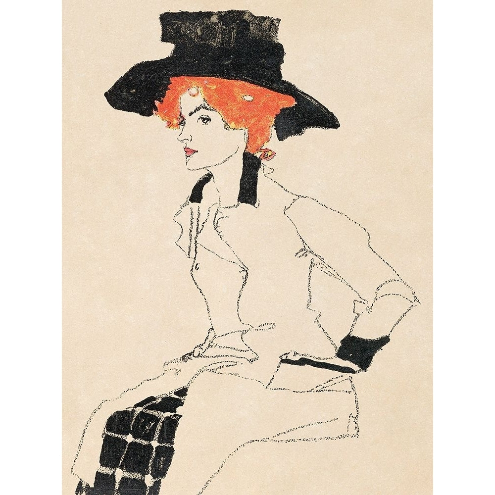 Portrait of a Woman Poster Print - Egon Schiele-VARPDX3SC6328 Image 1