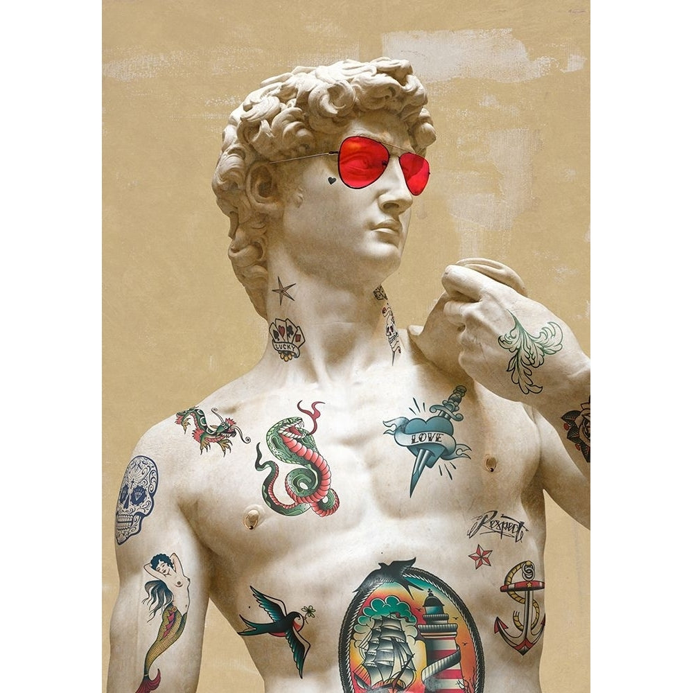 Tattooed David Poster Print - Steven Hill-VARPDX3SH6277 Image 1