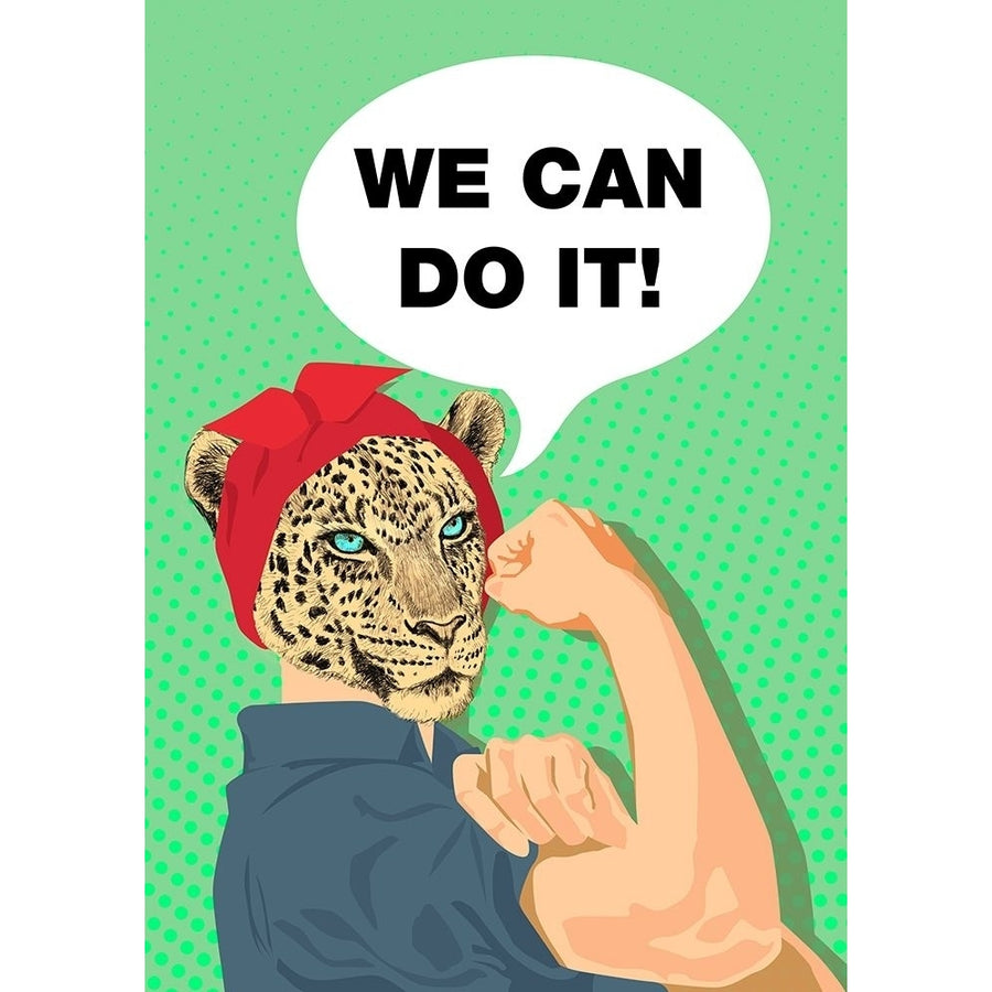 She can do it! Poster Print by Spencer Matt-VARPDX3SP5013 Image 1