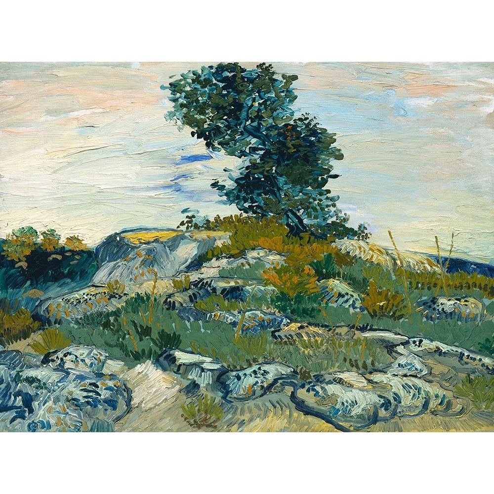 The Rocks Poster Print - Vincent van Gogh-VARPDX3VG6324 Image 1