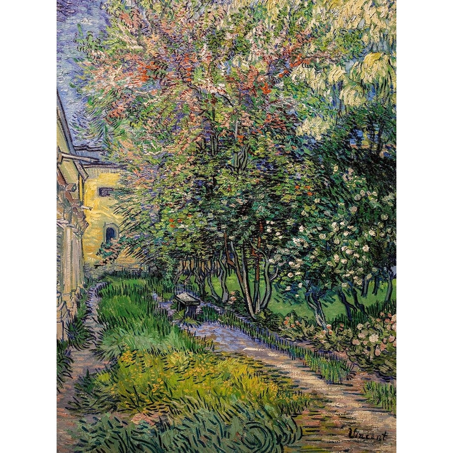 The garden at the asylum at Saint-Remy Poster Print - Gogh Vincent van-VARPDX3VG7132 Image 1