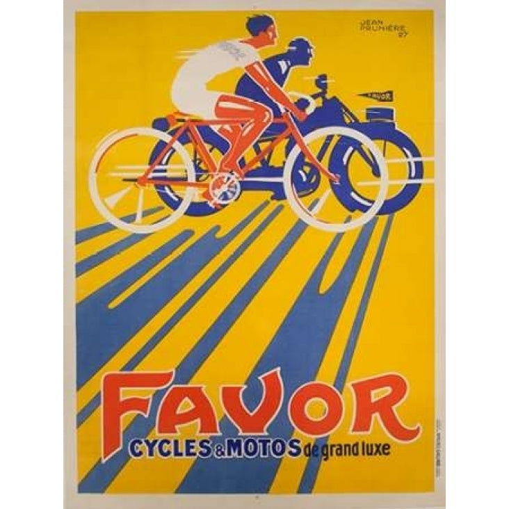 Favor Cycles et Motos 1927 Poster Print by Anonymous-VARPDX3VI2436 Image 2