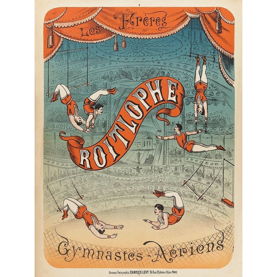 Les freres Roitlophe gymnastes aeriens by Charles Levy-VARPDX3VI5720 Image 1