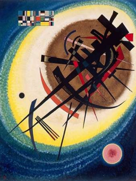 The Bright Oval Poster Print by Wassily Kandinsky-VARPDX3WK2620 Image 1