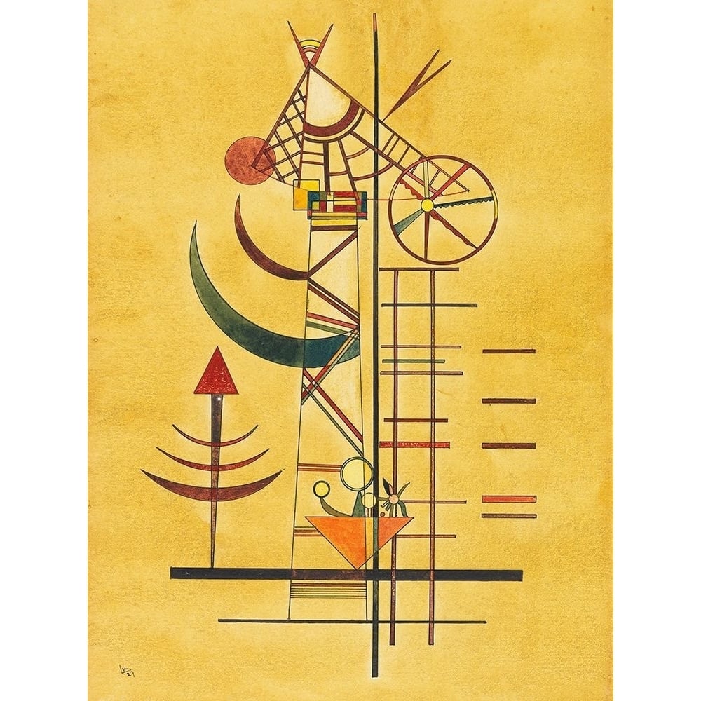 Curved Tips by Wassily Kandinsky-VARPDX3WK5722 Image 1