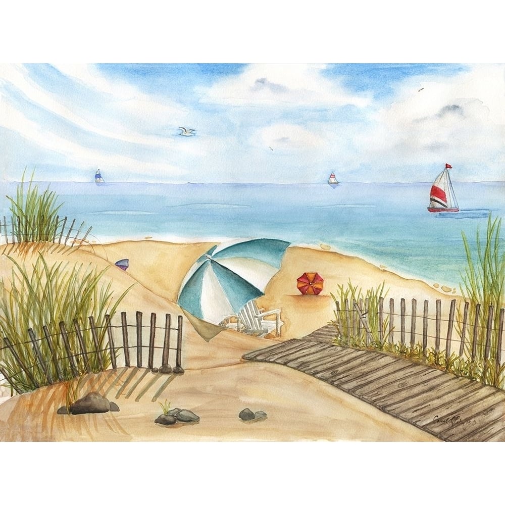 Beach Interlude Poster Print by Carol Halm-VARPDX40008 Image 1