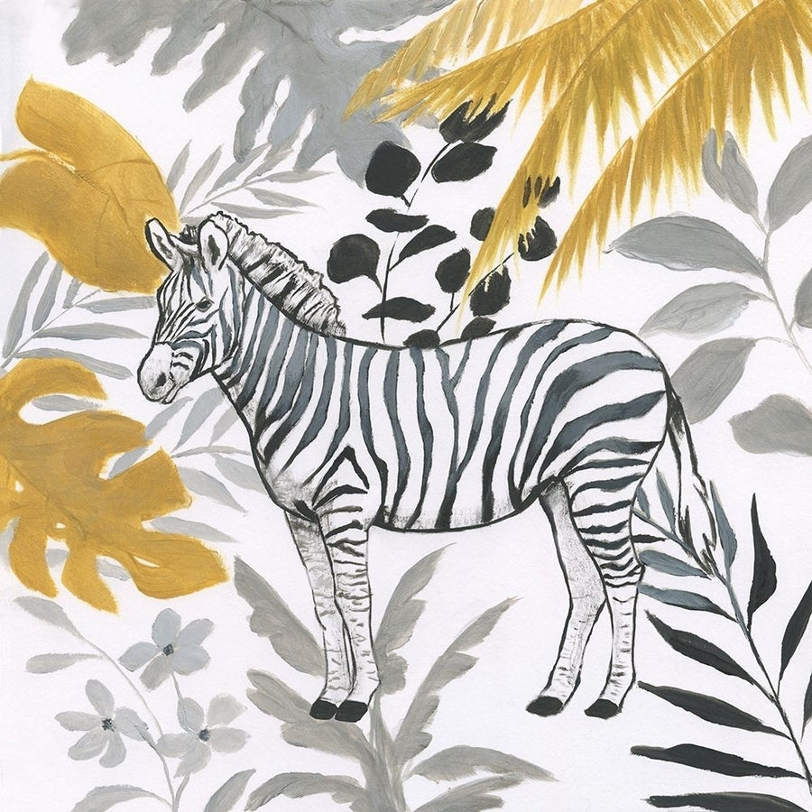 Jungle Zebra Poster Print by Nan-VARPDX40053 Image 1