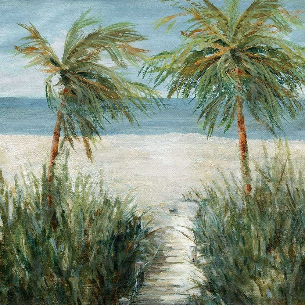 Sandy Beachwalk Poster Print by Carol Robinson-VARPDX40086 Image 1