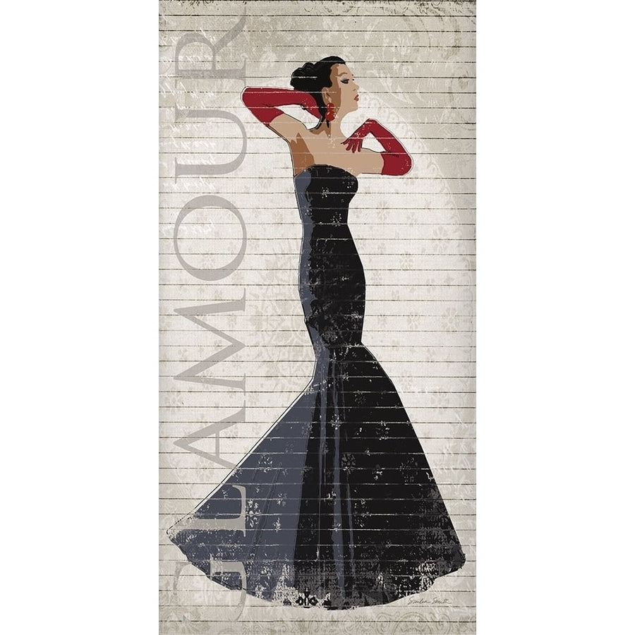 Black Dress Glamour Poster Print by Sandra Smith-VARPDX400SMI1086 Image 1