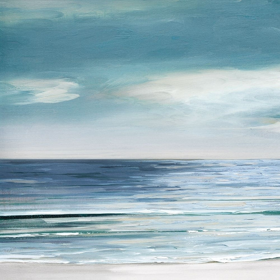 Blue Silver Shore - Detail I Poster Print by Sally Swatland-VARPDX40166 Image 1