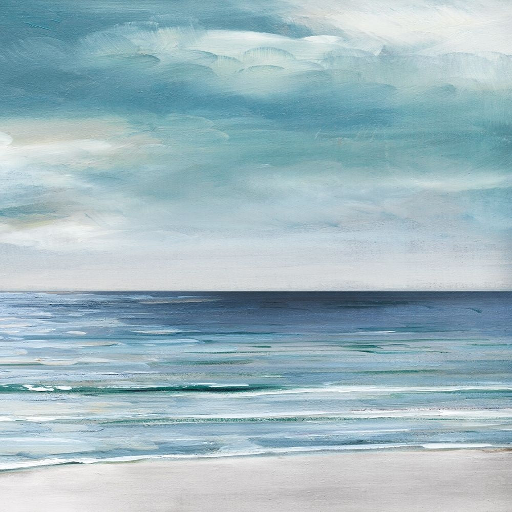 Blue Silver Shore - Detail II Poster Print by Sally Swatland-VARPDX40167 Image 1