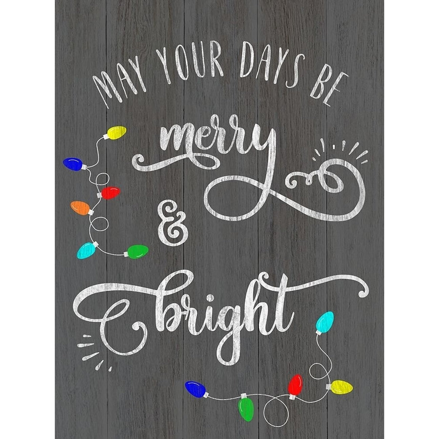 Merry and Bright Poster Print by CAD Designs CAD Designs-VARPDX40235 Image 1