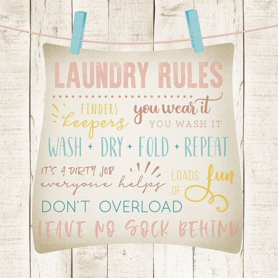 Laundry Rules Poster Print by CAD Designs-VARPDX40364 Image 1