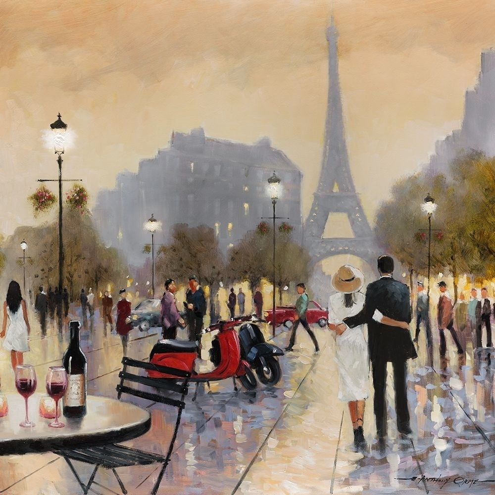 Paris Twilight Poster Print by E. Anthony Orme-VARPDX40403 Image 1