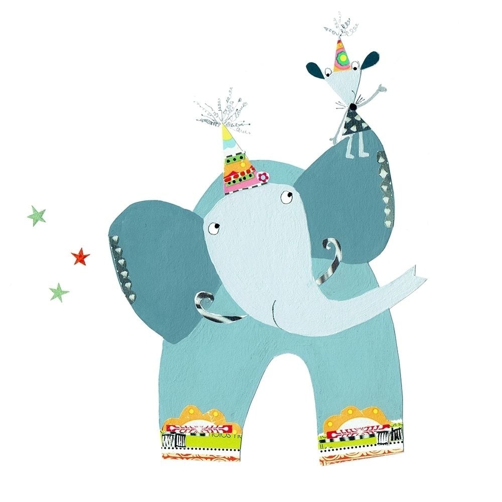 Circus Elephant Poster Print by Katherine and Elizabeth Pope-VARPDX40420 Image 1