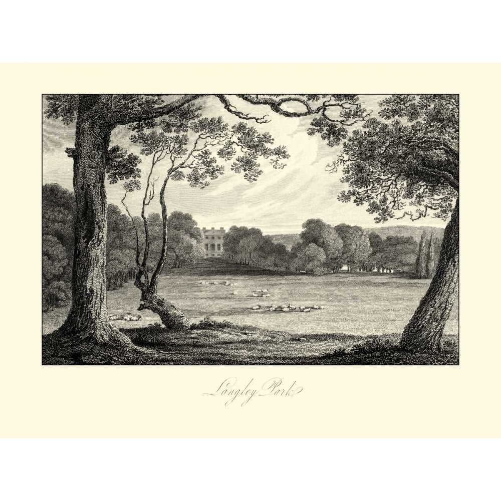 View of Langley Park Poster Print - James Hakewill-VARPDX40576D Image 1