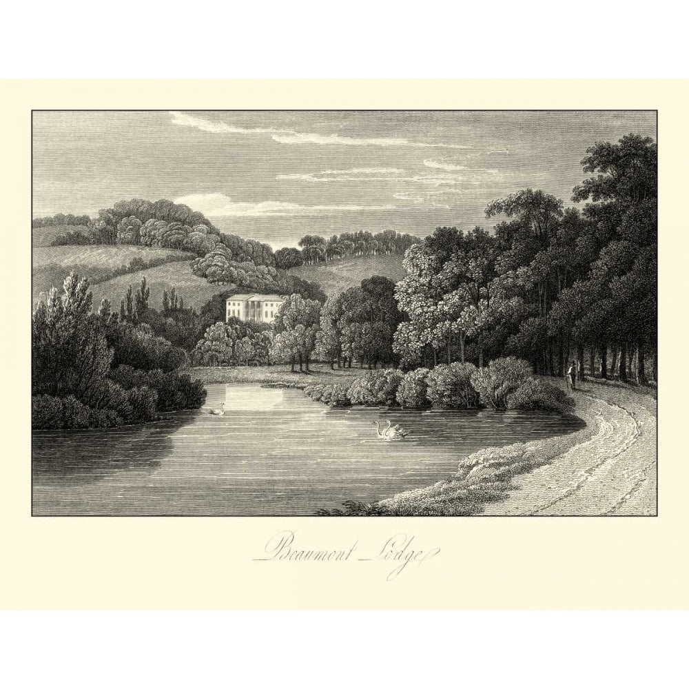 View of Beaumont Lodge Poster Print - James Hakewill-VARPDX40577D Image 1