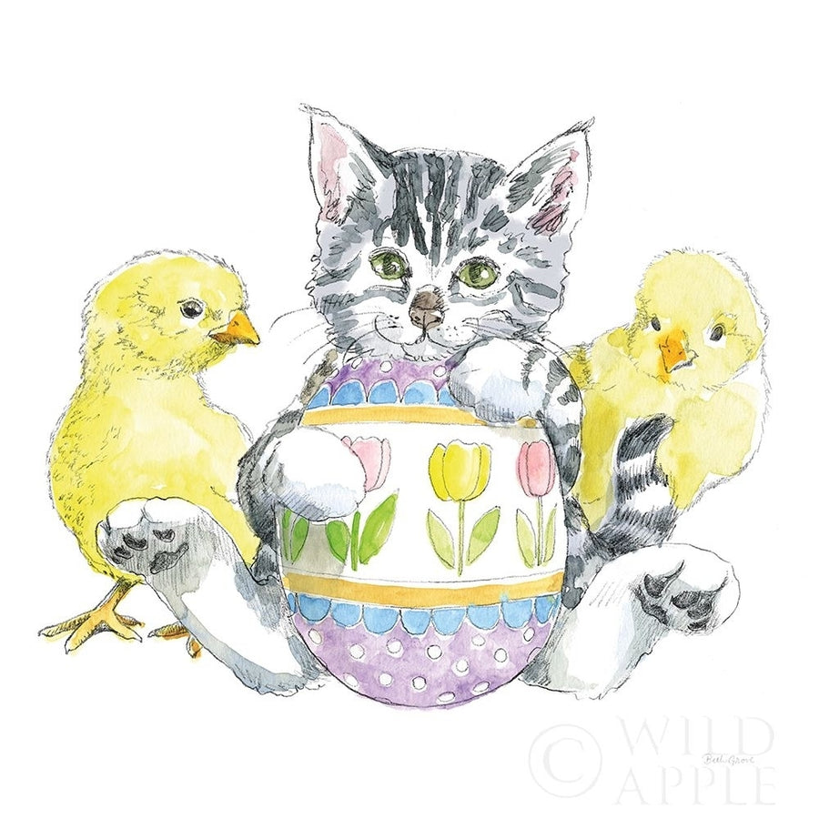 Easter Kitties V Poster Print by Beth Grove-VARPDX40429 Image 1