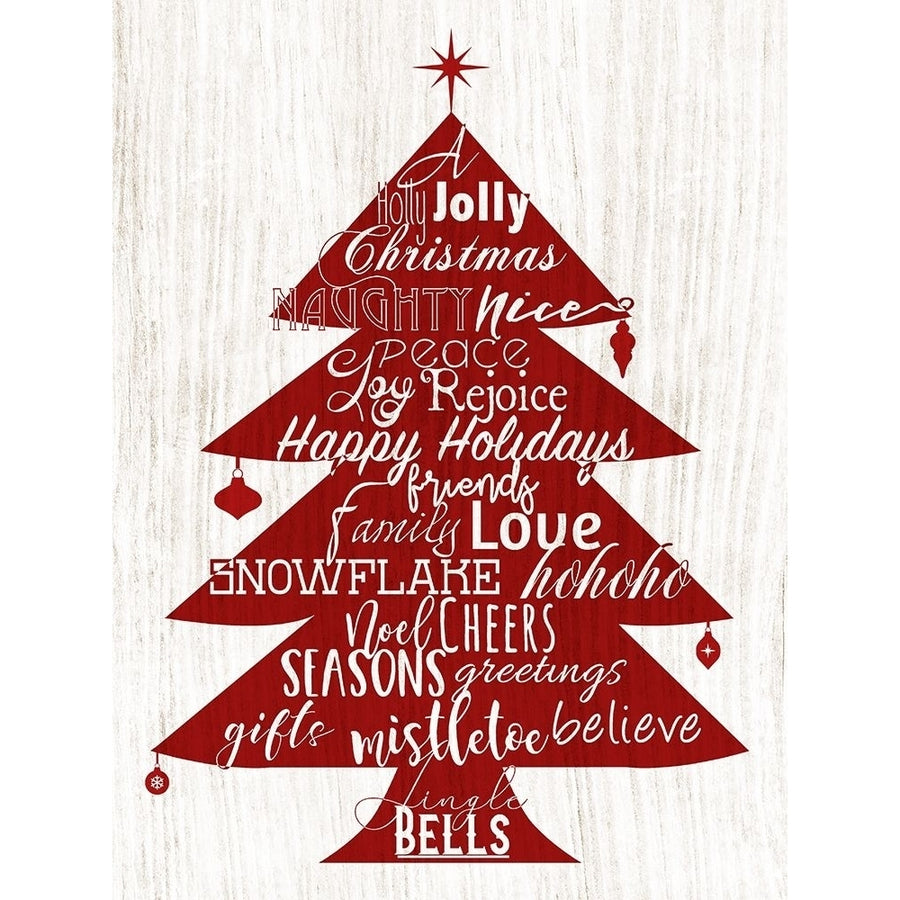 Holly Jolly Christmas Trees Poster Print by Daniela Santiago-VARPDX40625 Image 1