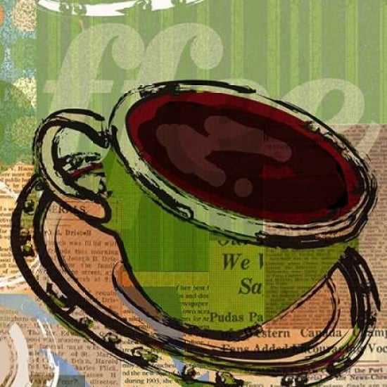 Etched Coffee Poster Print by Walter Robertson-VARPDX406ROB1004 Image 1